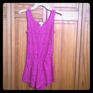 Girl’s romper bathing suit cover-up size 7/8